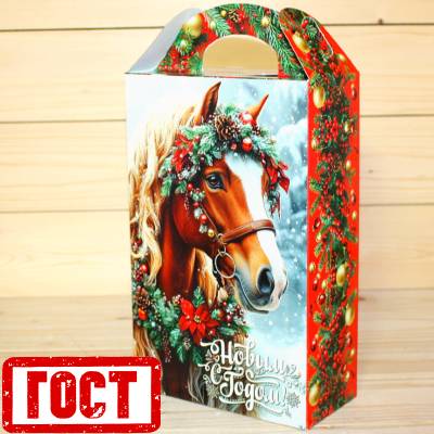 Сладкий новогодний подарок по ГОСТу в жестяной упаковке в Красково